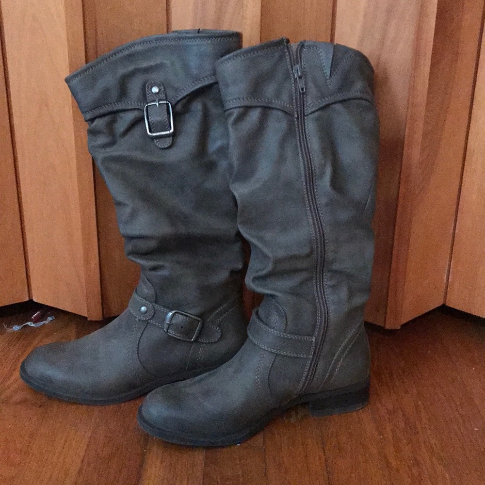 Grey Boots
